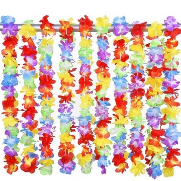 Ожерелье Luau Garland с цветочным принтом, 12 шт.