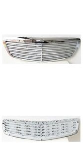 фото thumb №2, Решётка радиатора решётка радиатора mercedes klasa s w221 '05-'09 szary