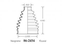 фото thumb №1, Захист шарнір зовнішній dodge charger 2007-2018