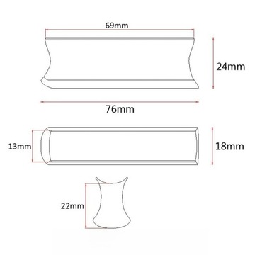 GUITAR SLIDE TOOL INSTRUMENT DO GITARY PASEK BRZMIENIOWYCH 5 SZT.