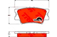 фото thumb №1, Trw тормозные колодки тормозные toyota задняя rav4 iii 06- camry