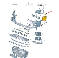 фото thumb №9, New audi rs4 b9 avant quattro передняя часть бампер правый air guide 8w0121764ct94