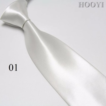 HOOYI 2019 модные однотонные мужские галстуки из желтого золота, широкий галстук