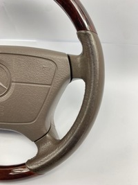 фото thumb №8, Воздуховод колесо руля деревянный кожаный mercedes w124 r129 w140 c140