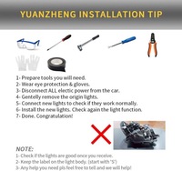 фото thumb №13, Toyota tundra 2014-2018 лампа лампы чёрные левая + правая комплект с led vland