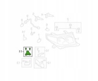 фото thumb №1, Кронштейн фара do toyota land cruiser fj150