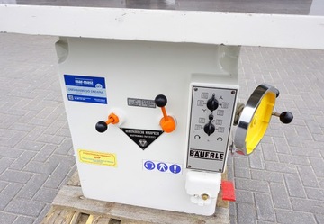 FREZARKA DOLNOWRZECIONOWA BAUERLE 7,5kW BLAT: 1100x920mm żeliwna prowadnica