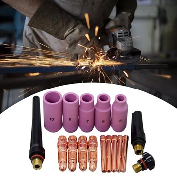 Сменный комплект корпуса цанги TIG, разные размеры Bac