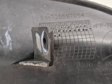 фото thumb №9, Fiat 500x 500 x накладка защита бампера левый перед левая передняя 735597094