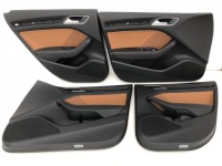 фото thumb №10, Салон кожаный sedan audi a3 8v чёрный коричневый сиденья обшивки заднее сиденье