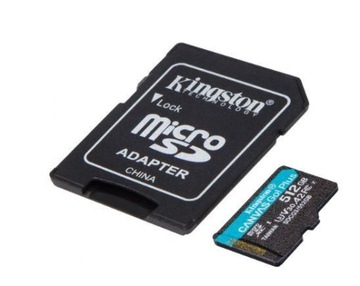 Карта памяти Canvas Go Plus microSD 512 ГБ, адаптер 170/90 МБ/с