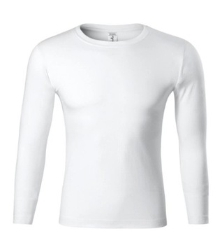 Long -sleeved Men's Longleeve T -Fork P75 White She White