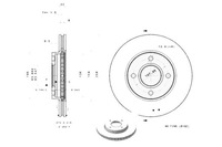 фото thumb №1, Тормозные диски тормозные 2szt. ford fiesta fiesta iv fiest