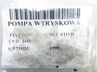 Насос форсунки fiat ducato ii 1.9 d 0460484160 9631896280 kca17s42 Доставка, фото thumb