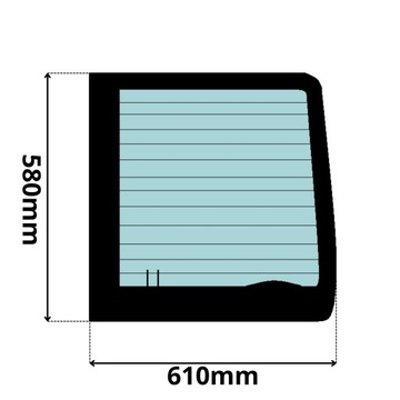фото thumb №1, Стекло задняя дверь ford tourneo transit connect -p 0347