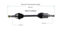 фото thumb №2, Приводной вал lew interparts chrysler town country 3.3 08-