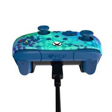 PDP XSX XO PC Pad przewodowy Rematch Glitch Green