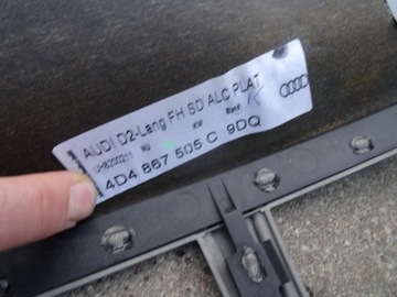 фото thumb №5, Audi a8 d2 потолок алькантара длинный 4d4867505c оригинал