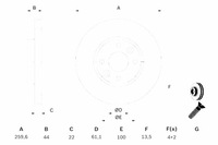 фото thumb №1, Гальмівні диски гальмівні 2szt. перед alfa romeo giulia stelvio dacia logan