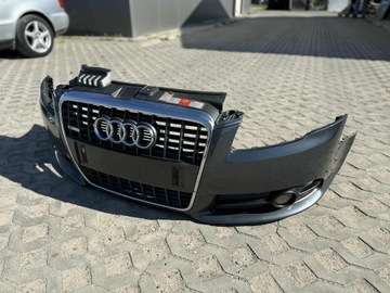 фото thumb №10, Audi a4 b7 s-line бампер перед переднє комплектний решітка радіатора гарний lx7z