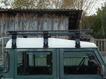 Land Rover Defender 130 Багажник на крышу с сетчатой ​​площадкой для палатки