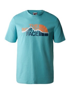 KOSZULKA THE NORTH FACE M MOUNTAIN LINE TEE MĘSKA TURKUSOWY S