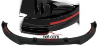 фото thumb №11, Спойлер накладка бампер audi a6 c8 18- s line s6 чорний блиск black