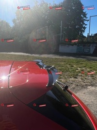 фото thumb №9, Спойлер do audi a3 8v sportback 2015-2019 po рестайлинг чёрный блеск rs3