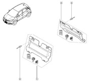 фото thumb №11, Clio iii 3 iv 4 captur i scenic 2 nowa підкладка рамка pod номерний знак оригінал