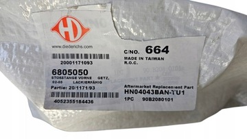 фото thumb №12, Бампер переднє hyundai getz hn04043ban hn0404301 86522-1c010 оригінал новий