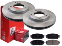 фото thumb №1, Тормозные диски тормозные колодки brembo перед kia sorento i 302mm