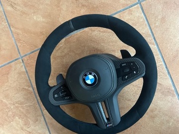 фото thumb №7, Bmw g30 g31 g01 g02 g11 g12 кермо карбон алькантара m набір подушка безпеки