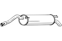 фото thumb №3, Bosal 148-185 глушник кінцевий 148-185 bos148-185 глушник кінцевий bosal