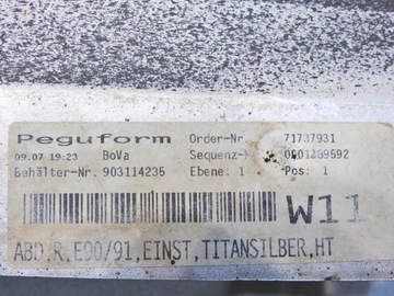 фото thumb №10, Планка накладка порога права 354/7 bmw 3 e91