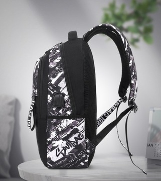 ШКОЛЬНЫЙ РЮКЗАК USB СВЕТЯЩИЙСЯ ДЛЯ МОЛОДЫХ ЛЮДЕЙ, БОЛЬШОЙ СУМКА-КАРАНДАШ А4 LA3T 6в1