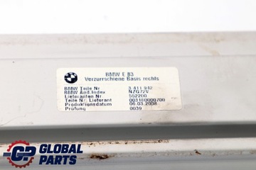 фото thumb №10, Bmw x3 e83 планка шина багажника права ліва