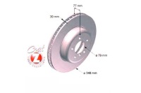 фото thumb №1, Тормозные диски тормозные 2szt bmw 5 e60 e61 6 e63 03-10 zi