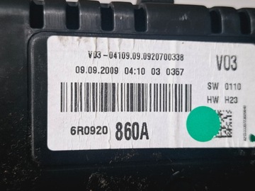 фото thumb №8, Компьютер спидометр набор vw polo v 5 6r0 1.2 tsi cgp 138617 km 6r0920860a