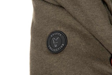 Kurtka ocieplana Fox Collection Sherpa Jacket Green / Black - XL