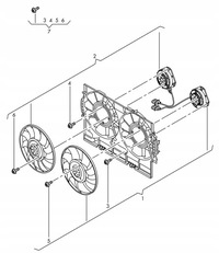 фото thumb №15, Вентилятори радіатора a8 d4 4.2 tdi 4h0121003f