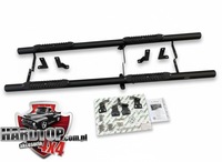 фото thumb №8, Пороги боковой трубопровод чёрные с накладки пороги помост isuzu dmax 2020+