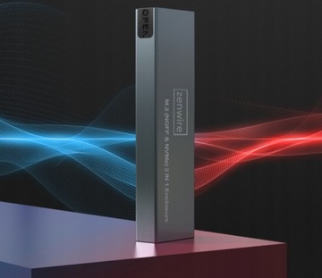 Корпус твердотельного накопителя NVME/SATA PCIe M.2 Карманный адаптер для накопителя USB-C Gen2 M2
