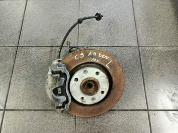 фото thumb №1, Citroen c3 ii - поворотна опора ступиця + диск з klockami лівий перед