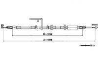 фото thumb №1, Трос тормоза ручного land rover freelander 2 2.0