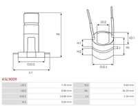 фото thumb №3, Komutator кільце генератора denso valeo asl9009