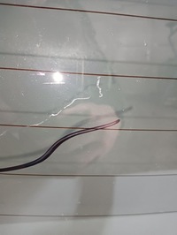 фото thumb №8, Стекло задняя hyundai kona 2017- as3 oryginalnie тонированная царапины