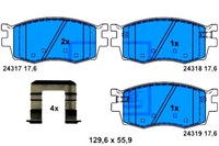 фото thumb №1, Ate тормозные колодки тормозные hyundai accent iii 1.4 gl mc