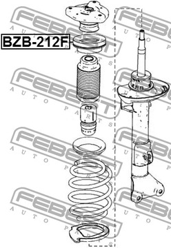 фото thumb №13, Подшипник опоры передней амортизатора mercedes benz e-class 212 4