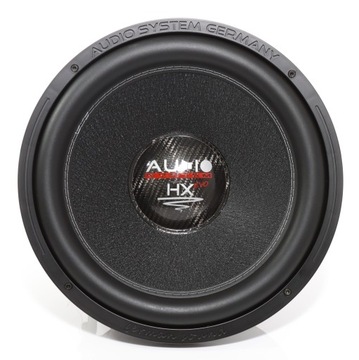 Аудиосистема HX12 EVO 500 Вт RMS Низкочастотный динамик Низкочастотный динамик 30 см Мощный сабвуфер