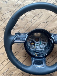 фото thumb №13, Audi a8 d4 4h рестайлінг кермо шкіряний з підігрівом пелюстки 4h0419091af